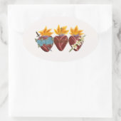 Sticker Coeurs de la Sainte Famille - 4 pack (Sac)