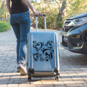 Sticker Coeurs de musique Treble Bass Clef (Valise Insitu)