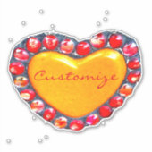 Sticker Coeurs d'or Thunder_Cove (Devant)