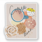 Sticker Coffee Break (Devant)