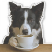 Sticker Coffee with the Collie (Devant)