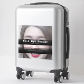 Sticker Coiffure Styling entreprise véhicule de publicité  (Sur valise)