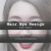 Sticker Coiffure Styling entreprise véhicule de publicité  (Devant)