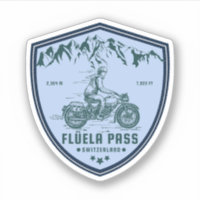 Col de Flüela circuit moto dans les Alpes suisses
