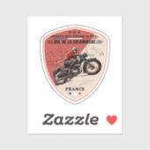 Sticker col de la colombiere, alpes françaises (Feuille)