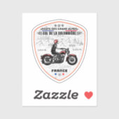 Sticker Col de la colombiere, alpes françaises (Feuille)