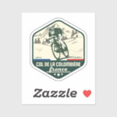 Sticker col de la colombiere, collant alpes français (Feuille)