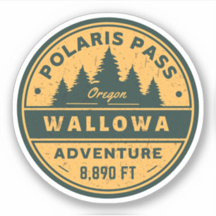 Sticker col de polaris wallowa randonnée Oregon col alpin