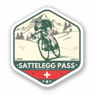Sticker col de Sattelegg circuit moto suisse–alpes
