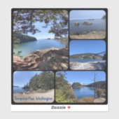 Sticker Col de tromperie collage d'autocollant vinyle (Feuille)