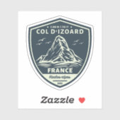 Sticker Col d'Izoard D 902 Massif du Queyras (Feuille)