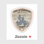 Sticker Col d'Izoard D 902 Massif du Queyras (Feuille)