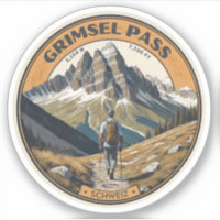 Col du Grimsel : route alpine de randonnée en Suis