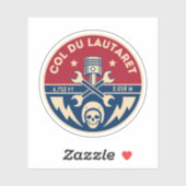 Sticker Col du Lautaret les Alpes (Feuille)