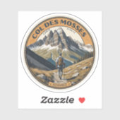 Sticker Col du Mosses canton de Vaud (Feuille)