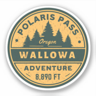 Sticker col polaris col wallowa randonnée Oregon col alpin