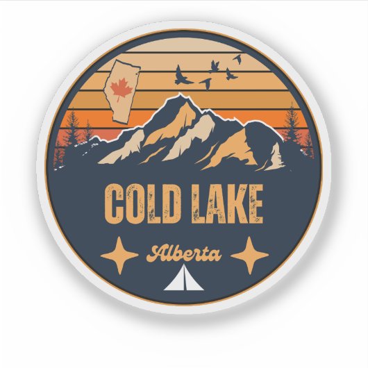 Sticker Cold Lake (Alberta) (Devant)