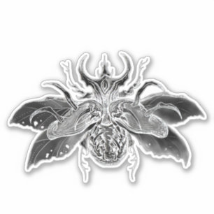 Sticker coléoptère déplaisant
