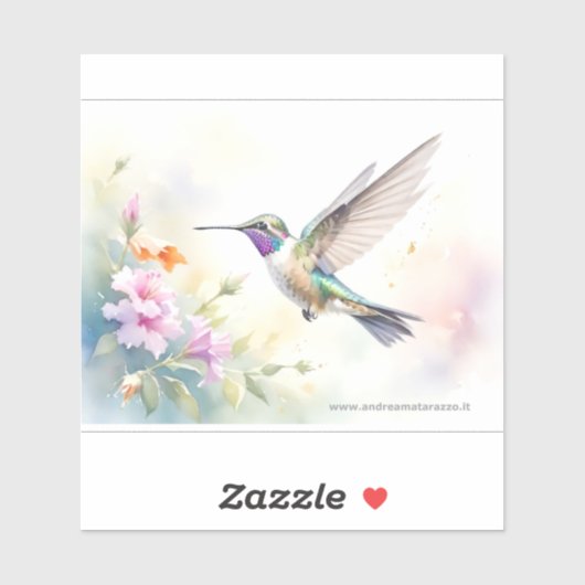 Sticker Colibri (Feuille)