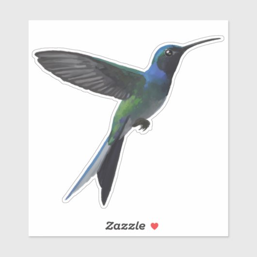 Sticker Colibri (Feuille)