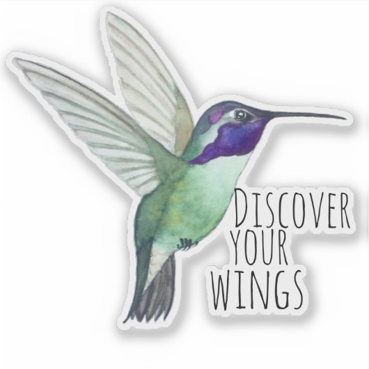 Sticker Colibri (Devant)