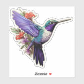 Sticker Colibri pourpre (Feuille)