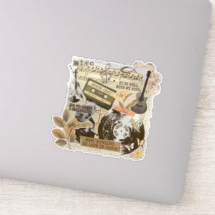Sticker Collage d'hymnes chrétiens traditionnels anciens