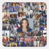 Sticker Collage Kamala Harris (Devant)