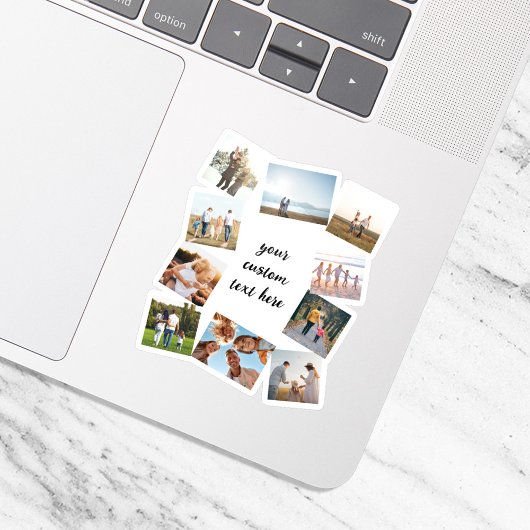 Sticker Collage photo personnalisé 10