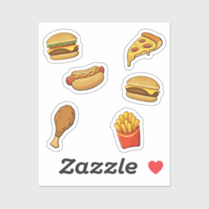 Sticker Collecte de nourriture rapide