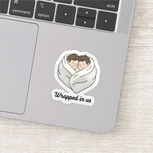 Sticker Collection Couple & Chat Personnalisé Confortable