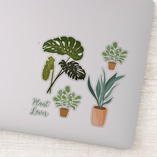 Sticker Collection d'amoureux plantes © par Cathy Thompson (Détail)