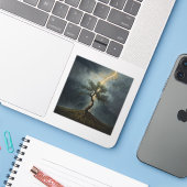 Sticker Collection d'art Strike Tree (Ordinateur portable avec iPhone)