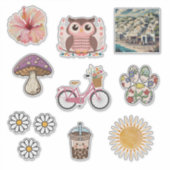 Sticker Collection d'autocollants (Devant)