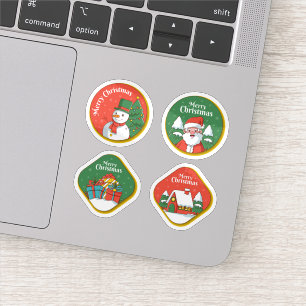 Sticker Collection d'autocollants de célébration de joyeux