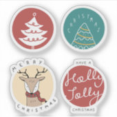 Sticker Collection d'autocollants de Noël (Devant)