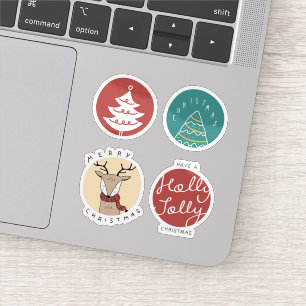 Sticker Collection d'autocollants de Noël