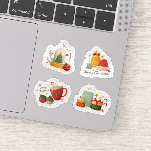 Sticker Collection d'autocollants de Noël classique