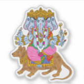 Sticker Collection d'autocollants Ganesha (Devant)