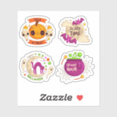 Sticker collection d'autocollants Halloween (Feuille)
