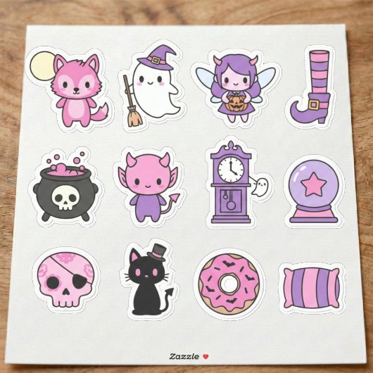 Sticker Collection d'autocollants Kawaii Enchanted Pastel 