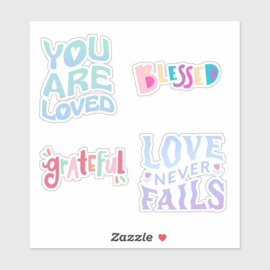 Sticker Collection d'autocollants motivationnels rétro - V (Feuille)