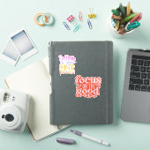 Sticker Collection d'autocollants motivationnels rétro - V (Couverture iPad)