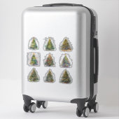 Sticker Collection d'autocollants traditionnels d'arbre de (Sur valise)