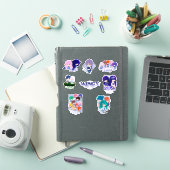 Sticker Collection d'autocollants Wingz - Feuille 3 (Couverture iPad)