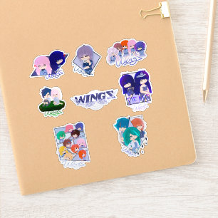 Sticker Collection d'autocollants Wingz - Feuille 3