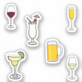 Sticker Collection de boissons (Recto)