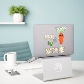 Sticker Collection de carottes cool (Ordinateur portable sur le bureau)