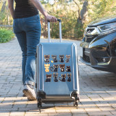 Sticker Collection de chats mignons (12 chats) (Valise Insitu)