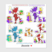 Sticker Collection de chats Mug (Feuille)